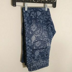 Merona Floral Print Skinny Jeans